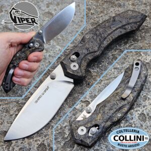 Viper - Oniro - Satin MagnaCut & FatCarbon Dark Matter Gold - V6014FCG - knife
