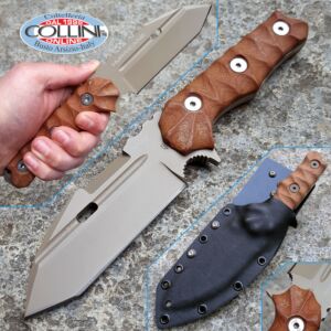 Wander Tactical - Hurricane Military Tool - Dark Earth & Desert Micarta - knife